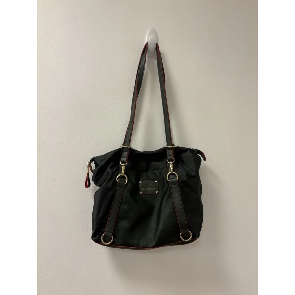 Big Buddha Forest Green Luke Convertible Shoulder Bag Tote Satchel Nice!